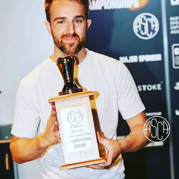 Hugh Kelly Won 2021 Australia Coffee Championship 1